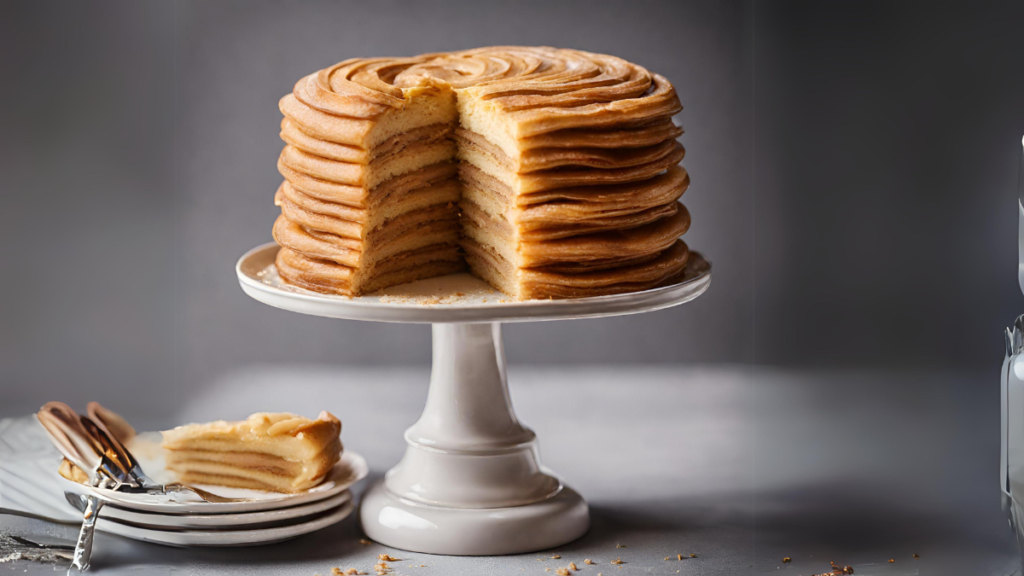 Mille-feuille Dessert with Strawberries