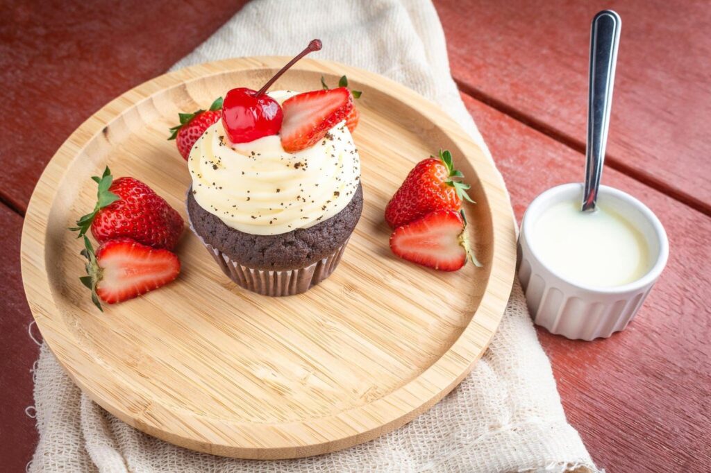 Strawberry Cream Cheese Muffins