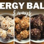 NO-BAKE ENERGY BALLS » 5 Flavours for Healthy Breakfast or Snacks | 2 Easy Methods with Oats & Dates